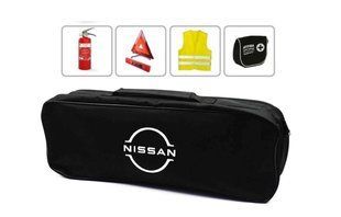 Набор автомобилиста техпомощи для Nissan стандарт с логотипом авто на сумке Nissan фото