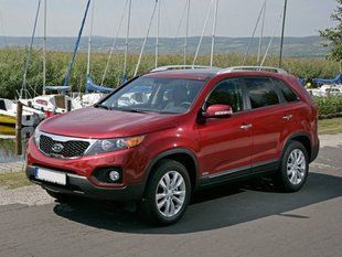 Дефлектор на капот (мухобойки) Kia Sorento 2009-2012 г. KA16 фото