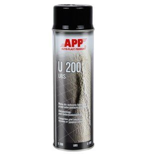 Антигравий APP аерозоль, U200 UBS, черный, 500ml, 050204 97685 фото
