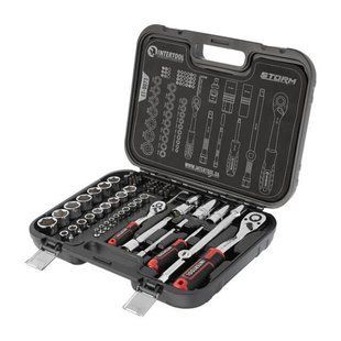 Набір інструментів 73 од. STORM, 1/2 ", 1/4", Cr-V INTERTOOL ET-8073 ET-8073 фото
