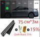 Тонировочная пленка для авто Elegant 75см*3м Dark Black 15%. Польша 17322 фото 1