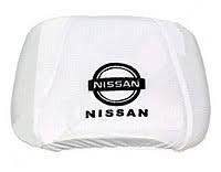 Чехлы на подголовники Nissan белые 1566499878 фото