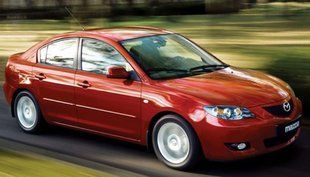 Дефлектор на капот (мухобойки) Mazda 3 2003-2008 MZD02 фото