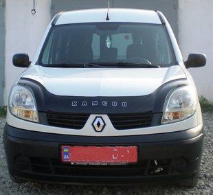 Дефлектор на капот (мухобойки) Renault Kangoo 2003-2007 /после рестайлинга RL02 фото
