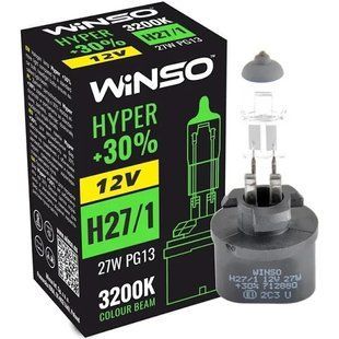 Галогенная лампа Winso Hyper +30% H27/1 27W 12V (1 шт.) 712880 фото