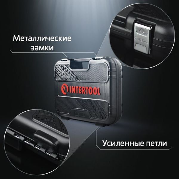Набір інструментів 111 од. STORM, 1/2", 1/4", Сr-V INTERTOOL ET-8111 ET-8111 фото