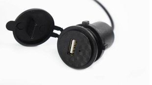 Автомобильное зарядное устройство 1 USB 12-24V врезное в планку (10239 USB-12-24V 3,1A ) 10239 фото