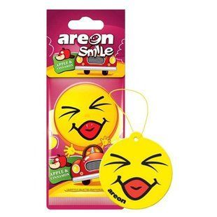 Освіжувач повітря AREON сухий листочок Smile Dry Apple & Cinnamon (ASD24) ASD24 фото