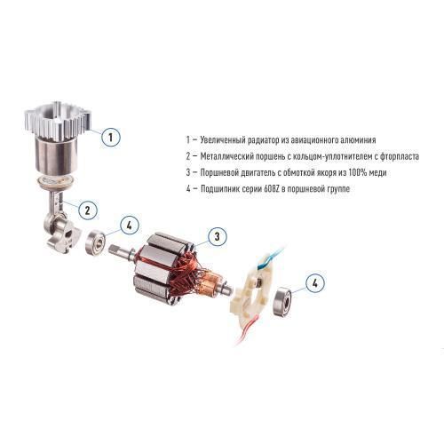 Компрессор "ViTOL" К-30 150psi/14Amp/37л/прикуриватель (К-30) К-30 фото