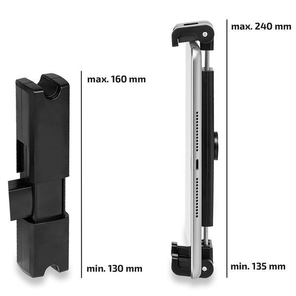 Преміум рухливий тримач для планшета,смартфона "Tablet Rack Flex Pro" Heyner, 511870 98328 фото