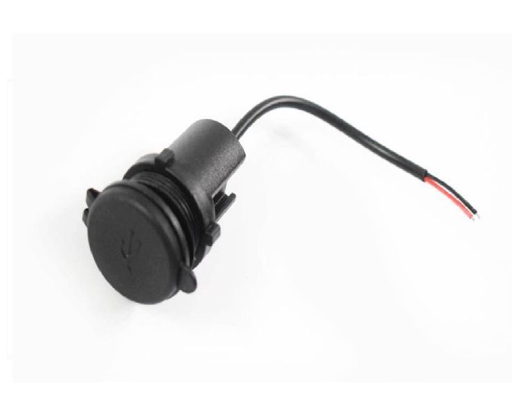 Автомобільний зарядний пристрій 1 USB 12-24V врізне в планку (10239 USB-12-24V 3,1 A BLU) 10239 фото
