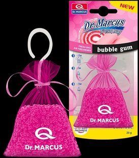 Ароматизатор Dr.Marcus (Освежитель воздуха в машину) Fresh Bag - на зеркало _ Bubble gum 1371023103 фото