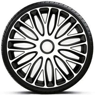 Колпаки на колеса. Колпаки колесные ARGO R14 MUGELLO White/Black. Колпаки на диски (комплект) 4 шт 1761408656 фото