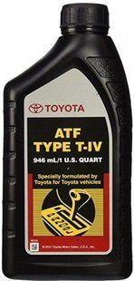 Масло трансмісійне TOYOTA ATF Type T-IV 1qt (946ml) 00279-000T4 фото