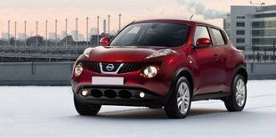 Дефлектор на капот (мухобойки) Nissan Juke 2010- NS35 фото