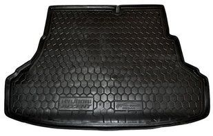 Килимок в багажник для Hyundai Accent (2011>) (седан) гумовий (AVTO-Gumm) автогум 111179 фото