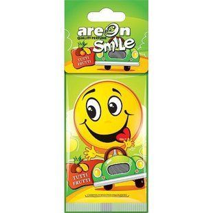 Освежитель воздуха AREON сухой листик Smile Dry Tutti Frutti (ASD14) ASD14 фото
