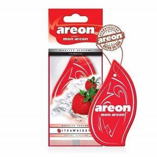 Освіжувач повітря AREON сухий листочок "Mon" Strawberry/Полуниця (MA40) MA40 фото