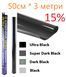 Авто плівка тонувальна WINSO 50см &times; 3м Dark Black 15%. Плівка для тонування скла WINSO 50см&times;3м 15% 350320 фото