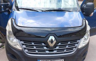 Дефлектор капота мухобойка Renault Master 2014-2019 ТУРЦИЯ 16144 фото