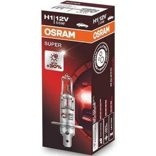 Osram Лампа галогенова H1 12v 55w P14.5s Fs Super 64150SUP фото