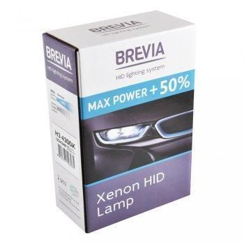 Ксенонові лампи BREVIA H1 5500 +50% ДО 85V 35W (1шт.)/Лампа ксенону, ромб, BREVIA H1 5500 +50% ДО 85V 35W(1шт) 12150МР фото