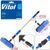 Щітка + ручка для миття VITOL 8-ряд. 25 см. довж.ручки 98-168 см SC1953 фото
