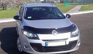 Дефлектор на капот (мухобойки) Renault Megan III 2008- RL34 фото