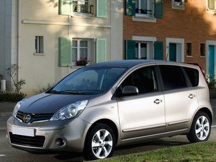 Дефлектор на капот (мухобойки) Nissan Note 2009-2013 г. NS41 фото