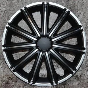 Колпаки на колеса. Колпаки колесные ARGO R14 NERO Silver/Black. Колпаки на диски (комплект) 4 шт 1761408659 фото