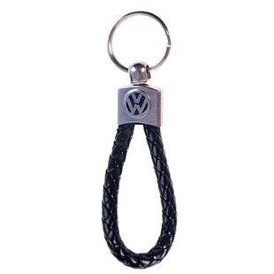 Брелок для автомобильных ключей с логотипом VOLKSWAGEN ПЛЕТЕНЫЙ /Брелок кож. зам. плетёный VOLKSWAGEN VOLKSWAGEN фото