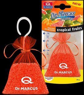 Ароматизатор Dr.Marcus (Освежитель воздуха в машину) Fresh Bag - на зеркало _ Tropical fruits 1371065221 фото