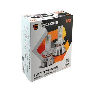 Автомобільні світлодіодні лампи CYCLONE LED H7 5000K 6000LM CR TYPE 29 2 шт TYPE 29 фото