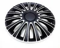 Ковпаки на колеса. Ковпаки колісні ARGO R15 Lemans SILVER/BLACK. Ковпаки на диски (комплект) 4 шт 1761408711 фото