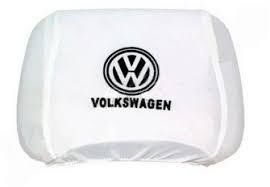 Чехлы на подголовники Volkswagen белые 1566499886 фото