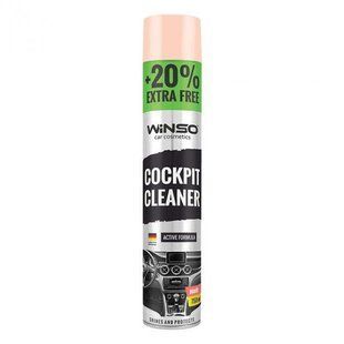Поліроль для панелі приладів WINSO Cockpit Cleaner 750ml, персик. Поліроль торпеди Вінсо Персик 870580 фото