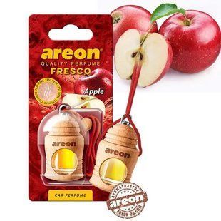 Ароматизатор Areon (Освежитель воздуха в машину) "Fresco" - в пробковой бутылочке 8мл_Apple FRTN11 фото