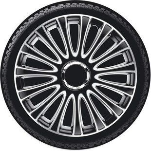 Колпаки на колеса. Колпаки колесные ARGO R15 Lemans PRO SILVER/BLACK . Колпаки на диски (комплект) 4 шт 1761408712 фото