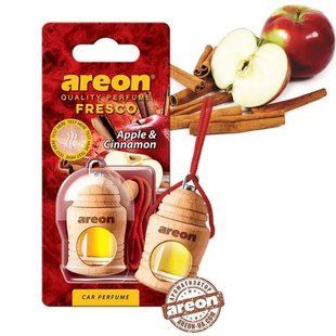 Ароматизатор Areon (Освежитель воздуха в машину) "Fresco" - в пробковой бутылочке 8мл_Apple & Cinnamon FRTN21 фото