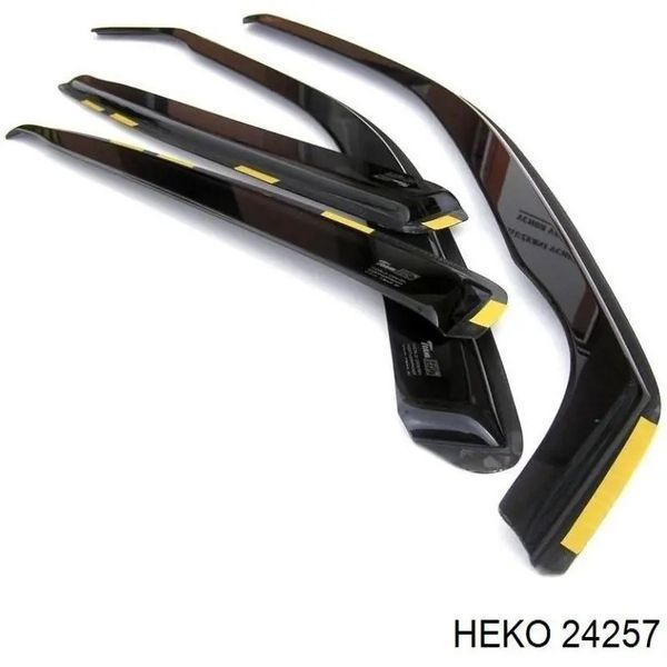 Дефлекторы окон PEUGEOT PARTNER II 2008-2018 HEKO. Вставные ветровики PEUGEOT PARTNER II 2008-2018 Heko 100959 фото