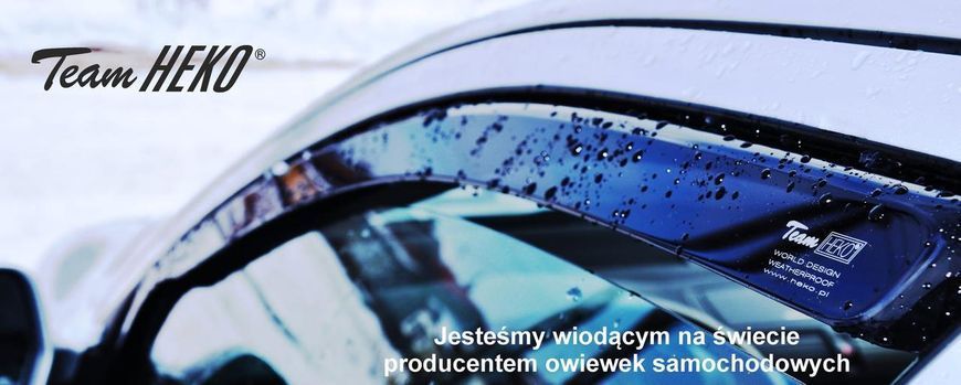 Дефлекторы окон PEUGEOT PARTNER II 2008-2018 HEKO. Вставные ветровики PEUGEOT PARTNER II 2008-2018 Heko 100959 фото