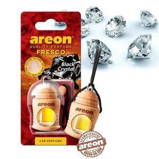 Ароматизатор Areon (Освежитель воздуха в машину) "Fresco" - в пробковой бутылочке 8мл_Black Crystal FRTN17 фото