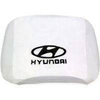 Чехлы на подголовники Hyundai белые 1566499891 фото