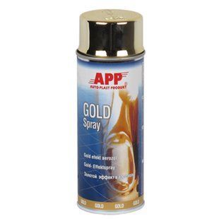 Хром аерозольная краска APP, золото, 400ml, 210502 99303 фото