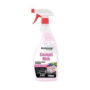 Поліроль пластику Winso Cockpit Milk Intense Bubble Gum молочко 750 мл. Поліроль торпеди Вінсо бабл гам 875009 фото