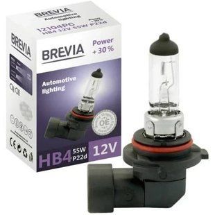 Галогенна лампа BREVIA Power +30% HB4 12104PC (1 шт.) 12104PC фото