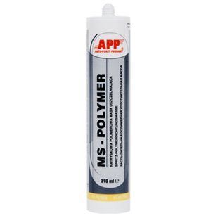 Герметик полимерный, распыляемый MS POLIMER APP, 310ml, желтый, 040404 97676 фото