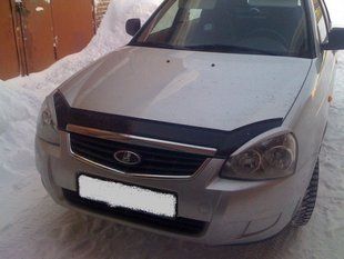 Дефлектор на капот (мухобойки) Ваз 2170 Пріора СК0072Т фото