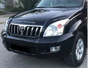 Дефлектор на капот (мухобойки) Toyota Land Cruiser Pradо 120 2003-2008 TYA24 фото