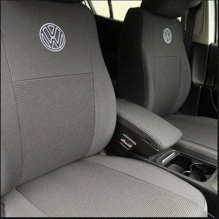 Чохли на сидіння, авточохли "NIKA" Fiat Scudo c 2007р 1+2 колір темно-сірий VW42 фото